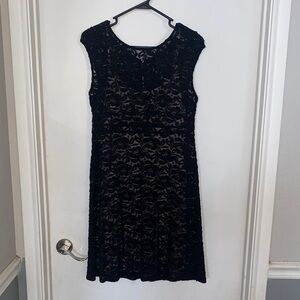 INC International Concepts Black Lace Dress
